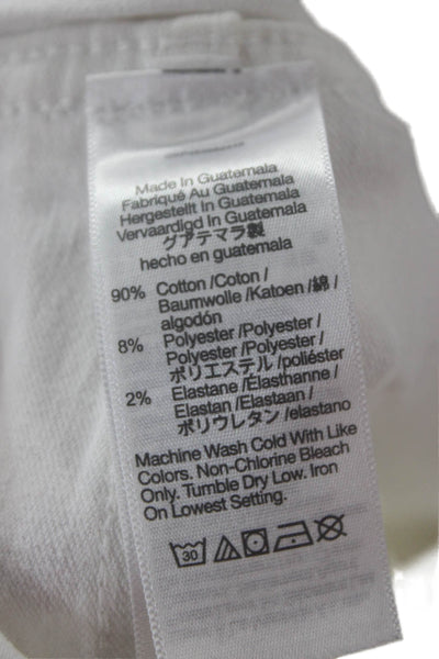 Madewell Womens Skinny White High Rise Jeans Size 28