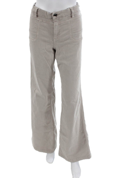Level 99 Womens Beige Mid Rise Pants Lyocell Blend Inseam 30 Size 28