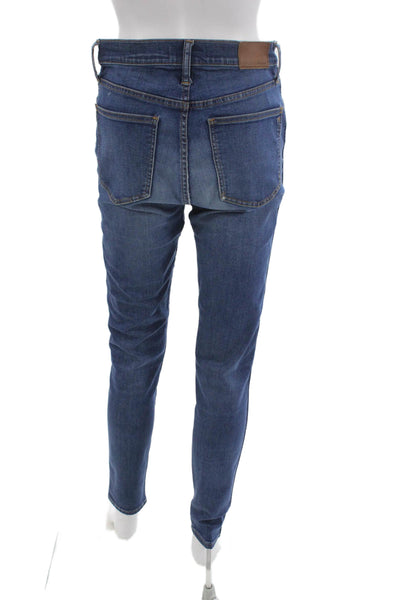 Madewell Women Dark Blue High Rise Skinny Ankle Jeans Size 28