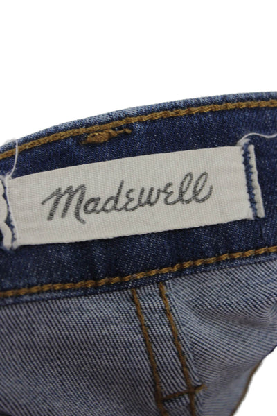 Madewell Women Dark Blue High Rise Skinny Ankle Jeans Size 28