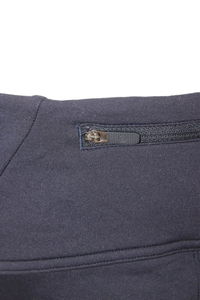 Lululemon Women Ankle Leggings Dark Blue Nylon Size 8
