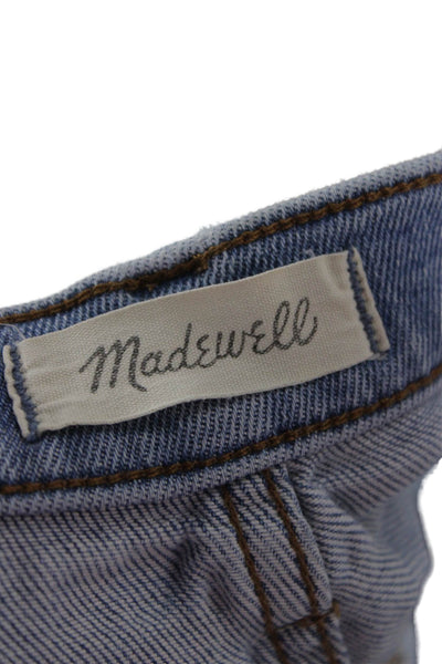 Madewell Women Light Blue High Rise Skinny Ankle Jeans Size 28