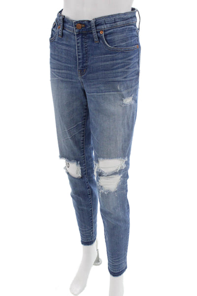 Madewell Womens Skinny Ankle Jeans Blue Size 30