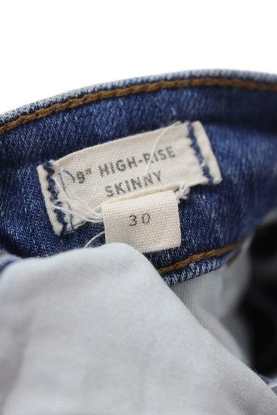 Madewell Womens Skinny Ankle Jeans Blue Size 30