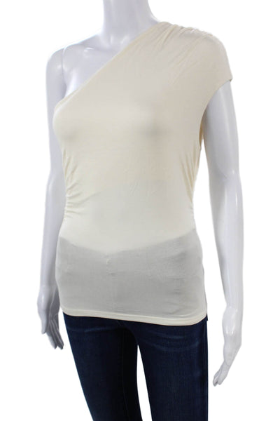 Reformation Womens Beige Sleeveless Tencel Lyocell Stretch Top Size XS