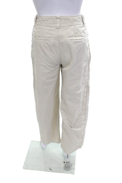 Pistola Unisex Cropped Chino Beige Button Cotton Size 23