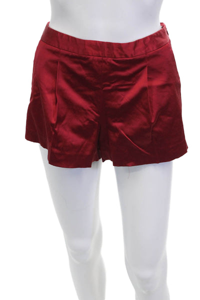 Theory Womens Red Shorts 54% Cotton 40% Viscose 6% Lycra Size 4