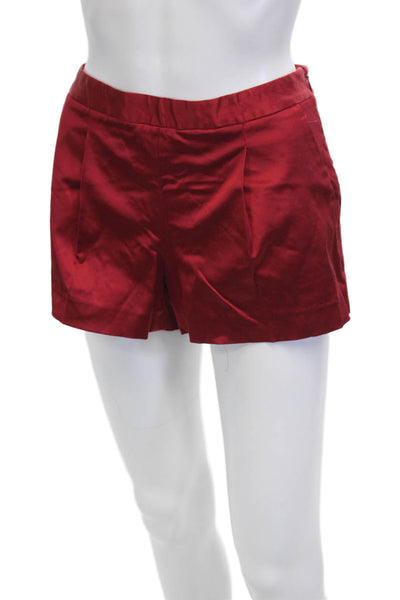 Theory Womens Red Shorts 54% Cotton 40% Viscose 6% Lycra Size 4