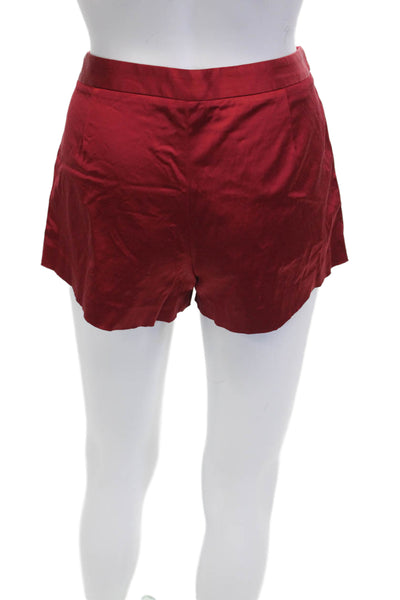Theory Womens Red Shorts 54% Cotton 40% Viscose 6% Lycra Size 4