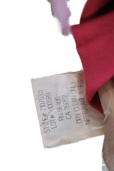 Theory Womens Red Shorts 54% Cotton 40% Viscose 6% Lycra Size 4