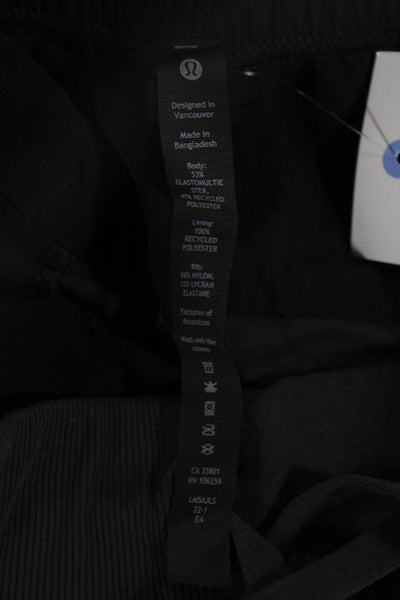Lululemon Mens Jogger Sweatpants Black Drawstring Size 6
