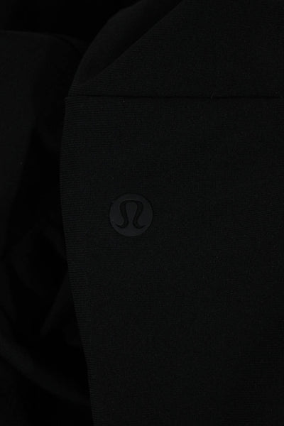 Lululemon Mens Jogger Sweatpants Black Drawstring Cotton 25 Inseam Size 6