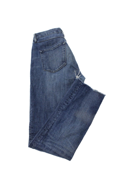 3x1 Womens Low Rise Skinny Blue Jeans Size 24