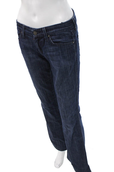 7 For All Mankind Womens Dark Blue Bootcut Jeans Size 26