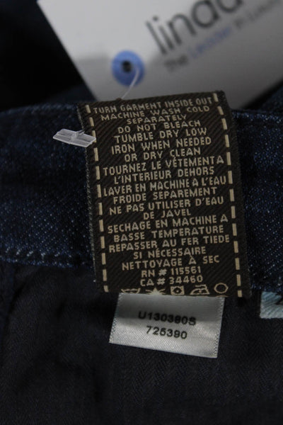 7 For All Mankind Womens Dark Blue Bootcut Jeans Size 26