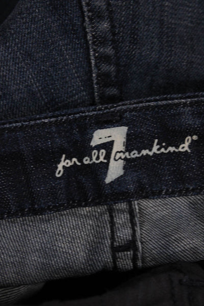 7 For All Mankind Womens Dark Blue Bootcut Jeans Size 26