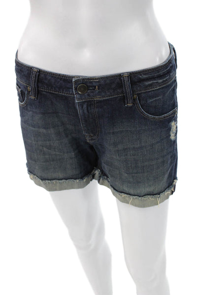 DL1961 Womens Dark Blue Button Beach Shorts Size 26