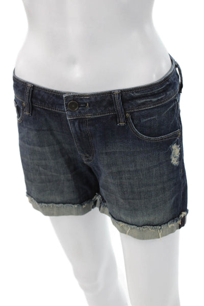 DL1961 Womens Dark Blue Button Beach Shorts Size 26