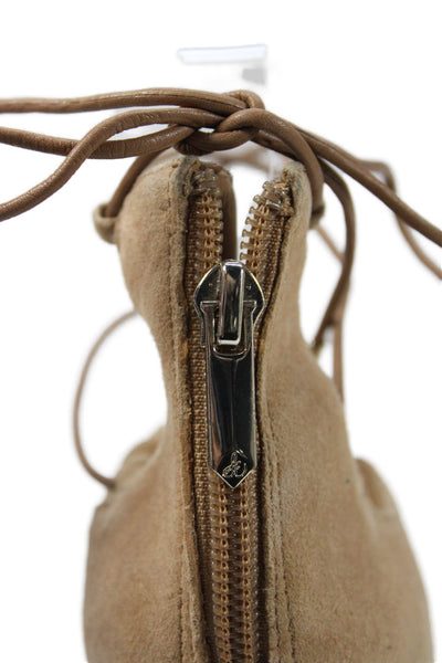 Sam Edelman Womens Suede Platform Harriet Wedge Sandals Beige Size 9.5 Medium