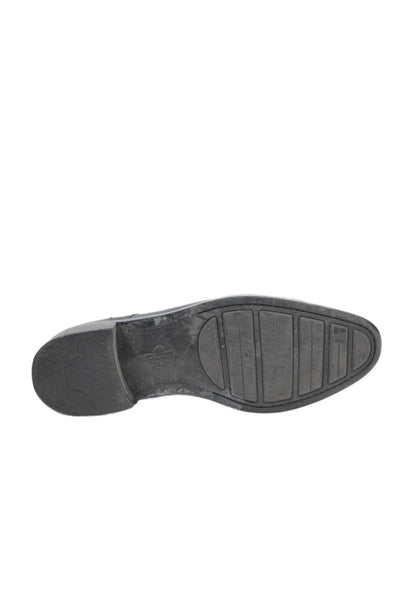 Cole Haan Mens Leather Lace Up Dress Shoe Oxfords Black Size 10 Medium