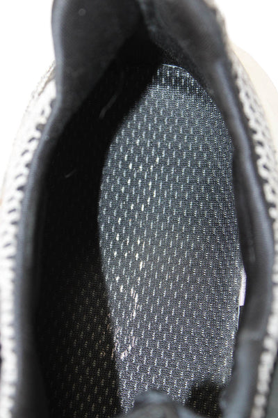 Adidas Mens Alpha Bounce Lace Up Running Sneakers Grey Black Size 10