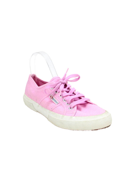 Superga Womens Low Top Lace Up Sneakers Pink Size 39.5 9.5