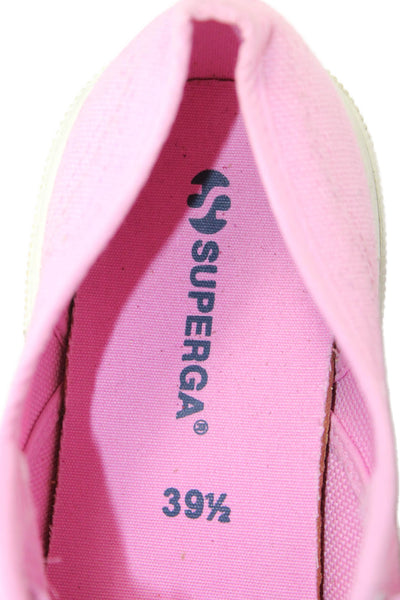 Superga Womens Low Top Lace Up Sneakers Pink Size 39.5 9.5