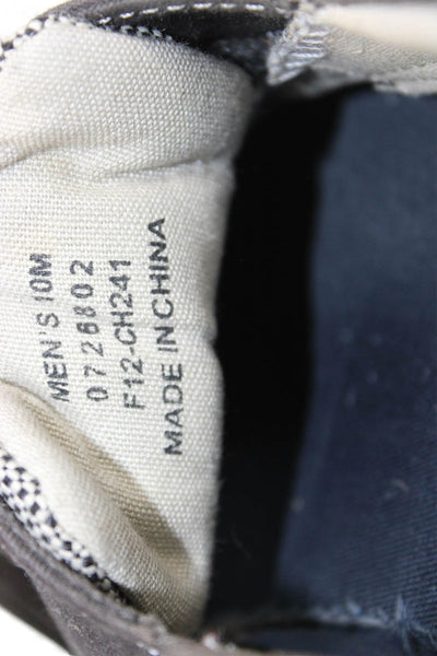 Sperry Top Sider Mens Lace Up Slide On Boat Shoes Grey Size 10 Medium