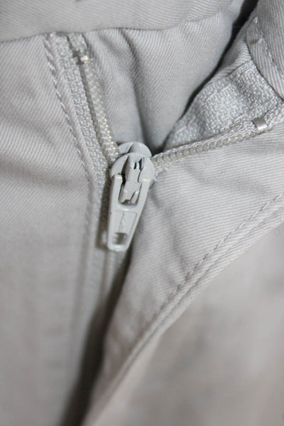 Calvin Klein Mens Cropped Chino Gray Size 32