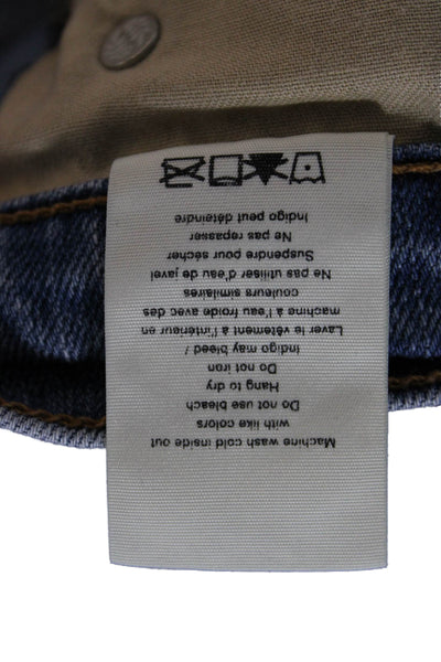 Rag & Bone Womens Cropped Ankle Jeans Blue Size 26