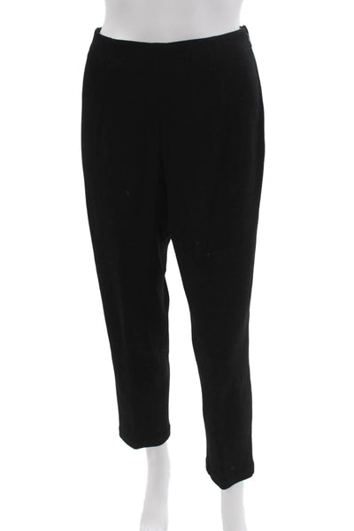 St. John Collection By Marie Gray Women Black Ankle Dress Pants Wool Size 4