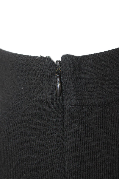 St. John Collection By Marie Gray Women Black Ankle Dress Pants Wool Size 4