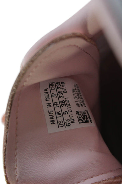 Adidas Stan Smith Womens Colorblock Lace Up Sneakers Pink Size 6.5