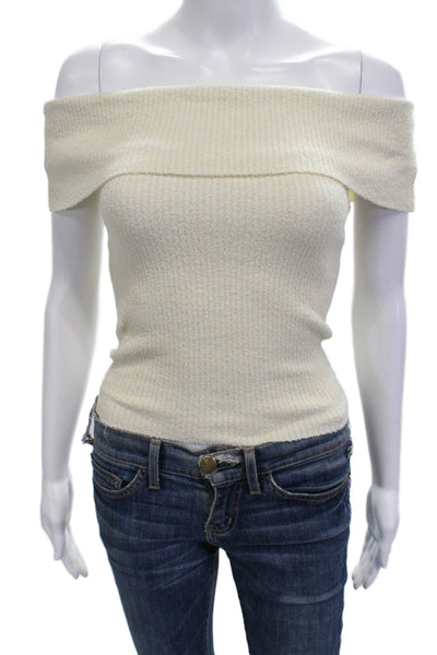 Pixie Market Womens Beige Button Short Sleeve Top Size XS