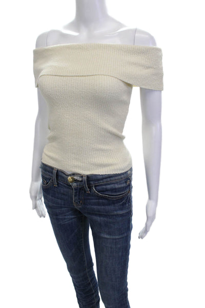 Pixie Market Womens Beige Button Short Sleeve Top Size XS
