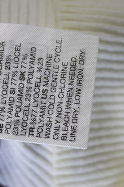 & Other Stories Women High Neck Sleeveless Basic Tank White Size XS
