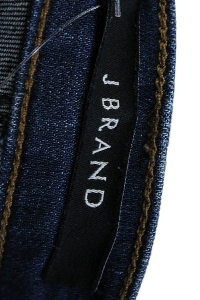J Brand Womens Ankle Skinny Jeans Dark Blue Size 23