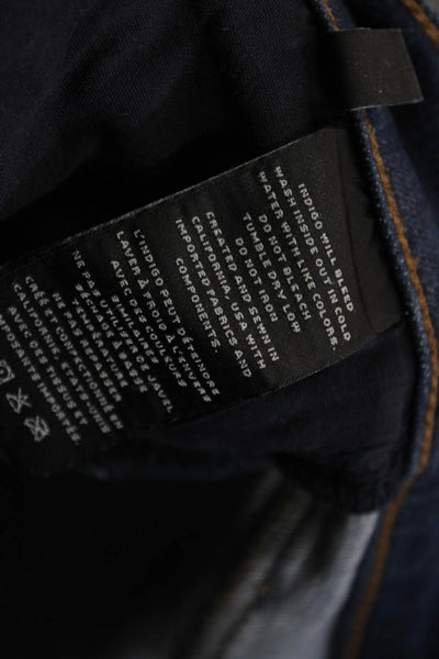 J Brand Womens Ankle Skinny Jeans Dark Blue Size 23