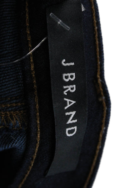 J Brand Women Ankle Skinny Dark Blue Mid Rise Jeans Size 24