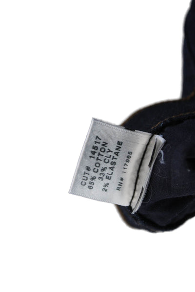 J Brand Women Ankle Skinny Dark Blue Mid Rise Jeans Size 24