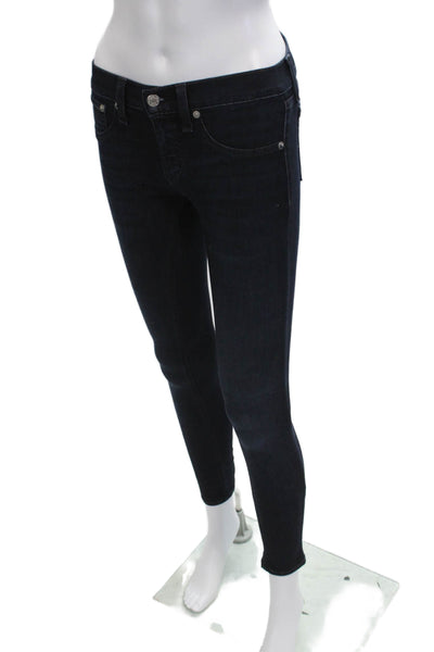 Rag & Bone Jean Womens Ankle Skinny Dark Blue Jeans Size 25