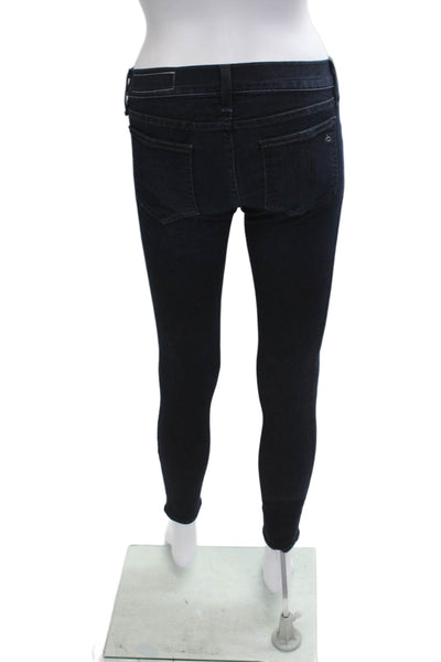 Rag & Bone Jean Womens Ankle Skinny Dark Blue Jeans Size 25