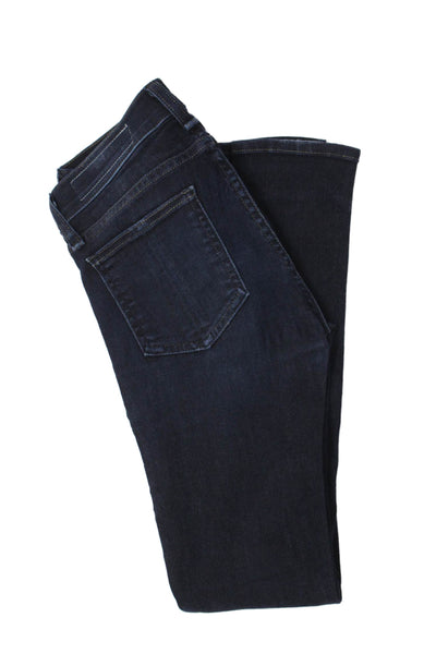 Rag & Bone Jean Women Skinny Jeans Dark Blue Mid Rise 27in Inseam Size 24