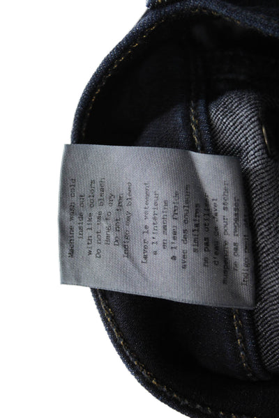 Rag & Bone Jean Women Skinny Jeans Dark Blue Mid Rise 27in Inseam Size 24