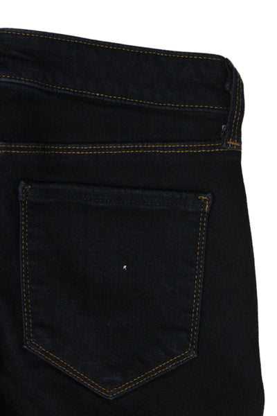 L Agence Women High Rise Skinny Jeans Dark Blue Size 23