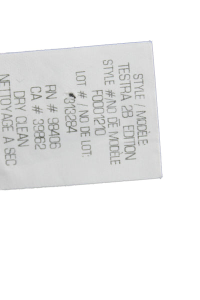 Theory Women Ankle Cropped Dress Pants Beige Virgin Wool Size 28