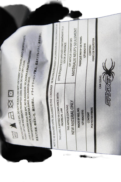 Spyder Mens Cargo Snow Pants Black Button 100% Polyester Outdoor Size M