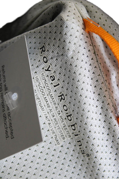 Royal Robbins Mens Green Point Collar Button-Up Long Sleeve Shirt Size L