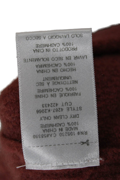 Joie Womens Pullover Cashmere Sweater Red 3/4 Sleeve Size XS