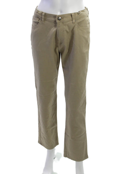 DL 1961 Boys Button Straight Leg Casual Pants Beige Size 16